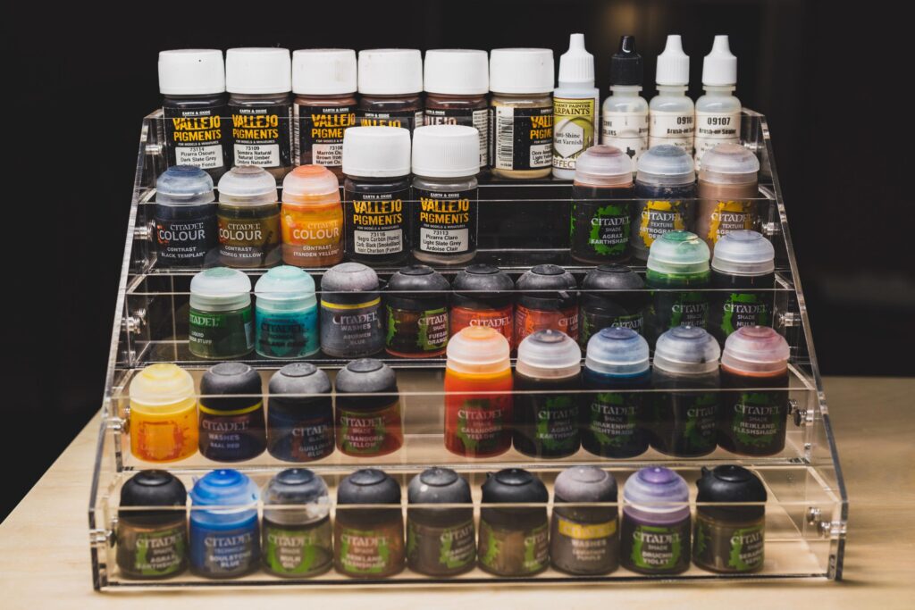 The Best Acrylic Paint Rack for Miniature Paints (Cheap)